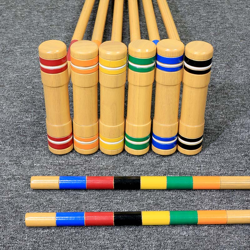 High Quality Wooden Croquet Set For Outdoor Recreation-product